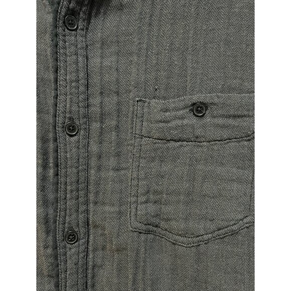 Carbon 2 Cobalt Long Sleeve Button Up Shirt - Size L - Picture 2 of 4